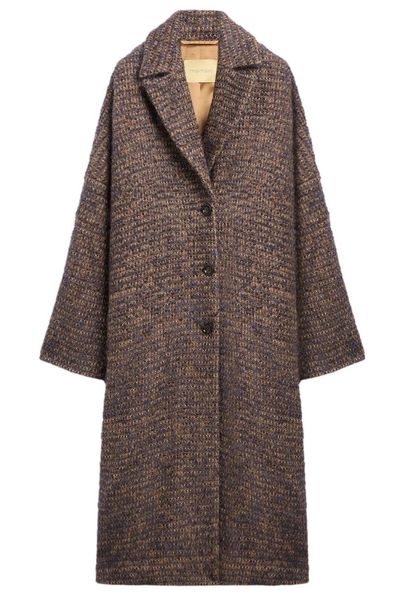 Momonì Danimarca Bis Chevron Oversized Coat