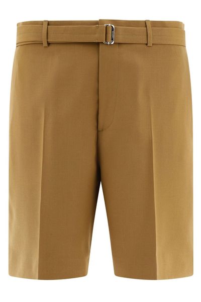 Lanvin Classic Tailored Belted Shorts