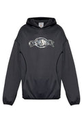 Casablanca Oversized Panelled Hooded Sweatshirt