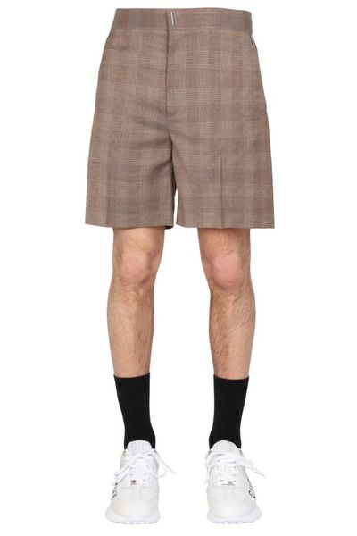 Givenchy Prince Of Wales Pattern Bermuda Shorts