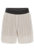 Brunello Cucinelli Openwork Knitted Shorts