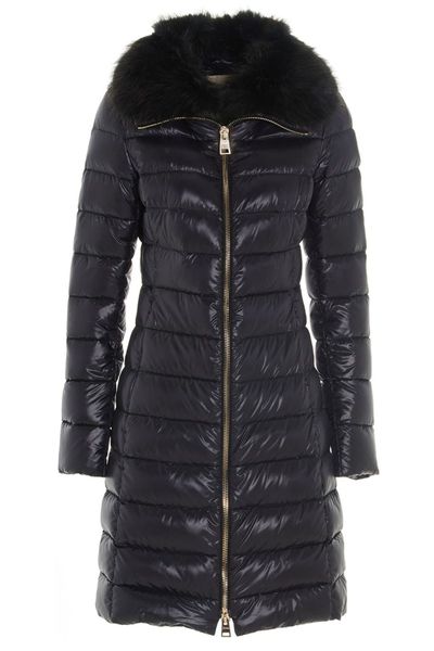 Herno Elisa Fur Trimmed Padded Coat