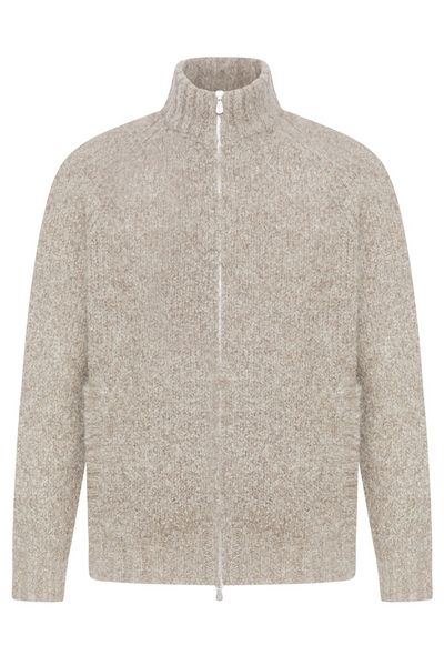 Brunello Cucinelli High Neck Zipped Cardigan