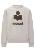 Isabel Marant Logo Printed Crewneck Sweatshirt