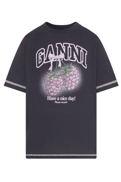 Ganni Raspberries T-Shirt