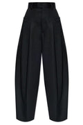 Dsquared2 Wide-Leg Logo Plaque Trousers
