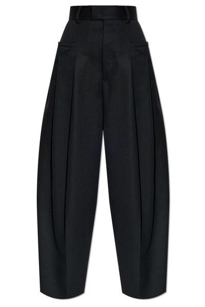 Dsquared2 Wide-Leg Logo Plaque Trousers
