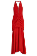 Del Core Ruched Zip-Detail Dress