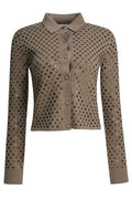 Max Mara Ragno Sequin Embellished Knitted Cardigan
