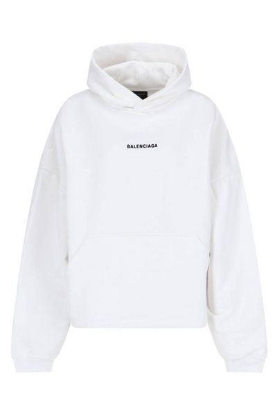 Balenciaga Logo Embroidered Hoodie