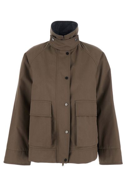 Brunello Cucinelli High Neck Jacket
