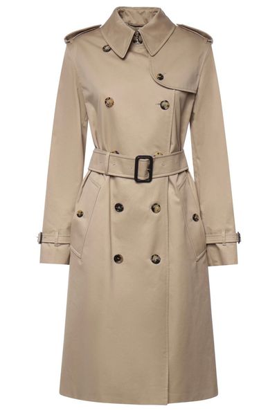 Burberry Long Gabardine Lakefield Trench Coat