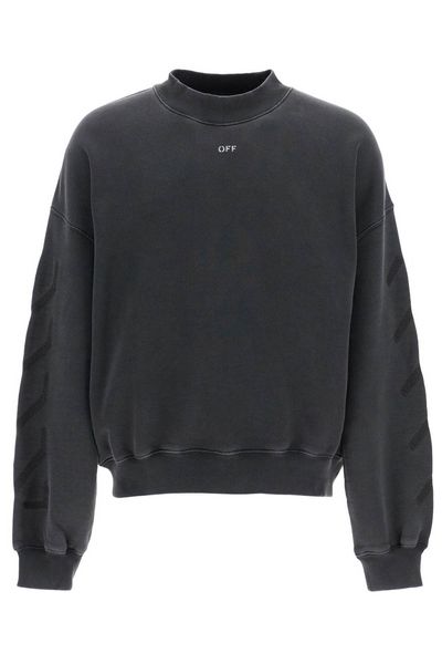 Off-White Logo Printed Crewneck Sweatshirt