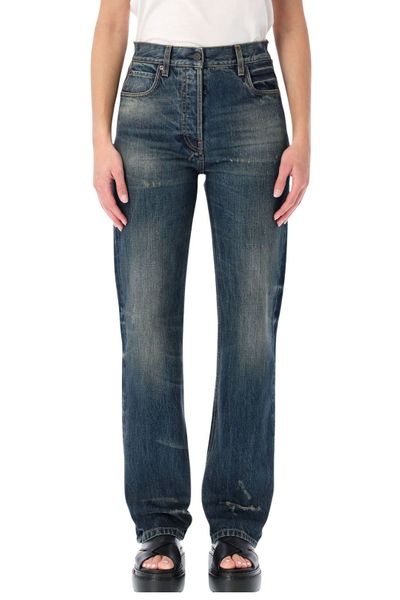 Prada Washed Straight-Leg Jeans