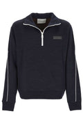 Givenchy Logo Half-Zip Sweater