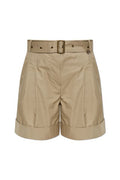 Burberry Belted Tropical Gabardine Shorts