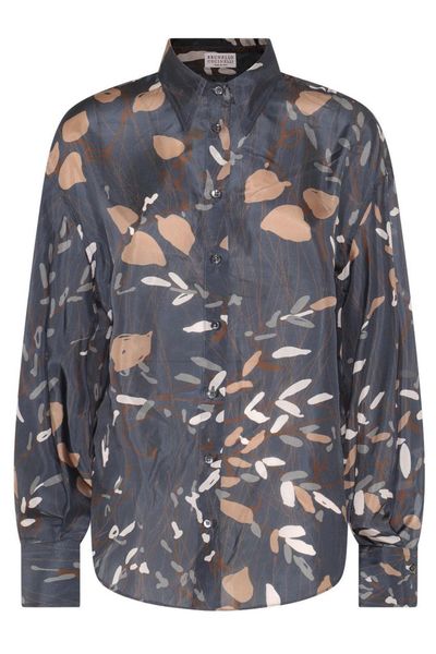 Brunello Cucinelli Pattern Printed Button-Up Shirt