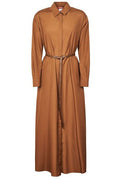 Max Mara Studio Mstlecito Long-Sleeved Belted Dress