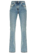 Balmain Bootcut Faded Denim Jeans
