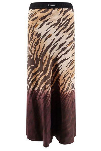 Pinko Hollie Printed Midi Skirt