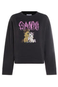 Ganni Isoli Jersey Sweatshirt