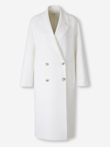 Peserico High Collar Wool-Blend Coat