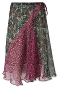 Dries Van Noten Printed Drawstring Skirt
