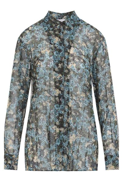 Dries Van Noten Clavelly Printed Top