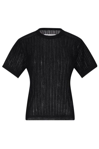 Maison Margiela Sheer Ribbed Top