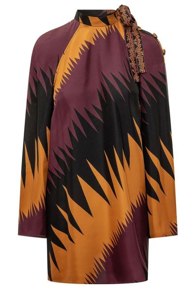 PUCCI Drago Print Satin Dress