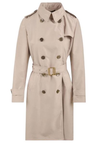 Moorer Giverny-Da6 Medium-Length Trench Coat
