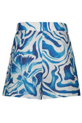 Alberta Ferretti High-Waist Printed Shorts