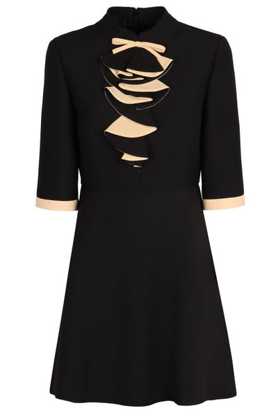 Valentino Ruffle Detailed Mini Dress