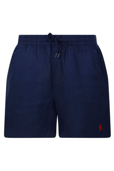 Polo Ralph Lauren Elastic-Waist Linen Shorts