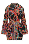 Dolce & Gabbana Carretto-Printed Charmeuse Mini Dress