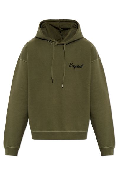 Dsquared2 Logo Embroidered Hoodie