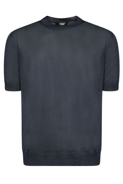 Fendi Short Sleeved Knitted Sweater