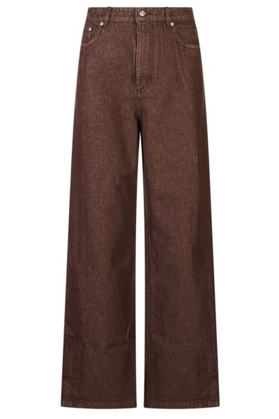 Sportmax Denim Palazzo Trousers