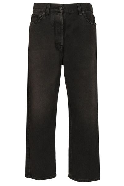 The Row Falesia Cropped Straight-Leg Jeans