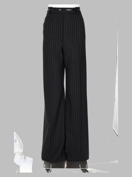 Tom Ford Pinstripe Wide-Leg Pants