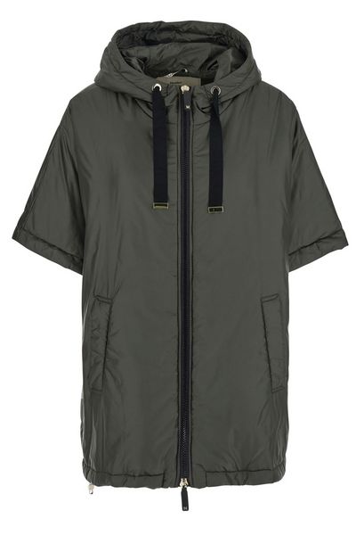 Max Mara The Cube Greenci Zip-Up Padded Cape