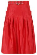 Ganni Duchesse Satin Skirt