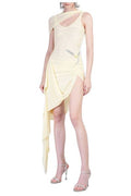 David Koma Side Slit Maxi Dress