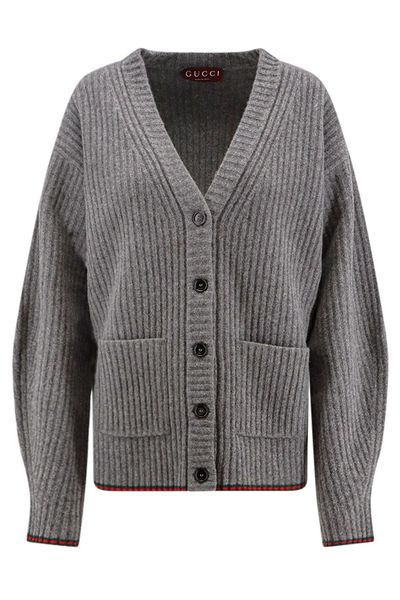 Gucci V-Neck Oversized Cardigan