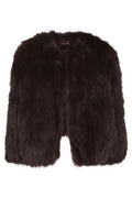 Yves Salomon Shearling Crewneck Coat