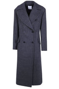 Mantu Double-Breasted Long Coat