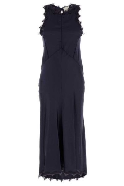 Isabel Marant Jadelia Lace Trim Midi Dress