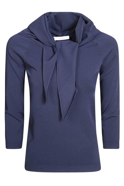 Max Mara Fenice Scarf Neck Knitted Top