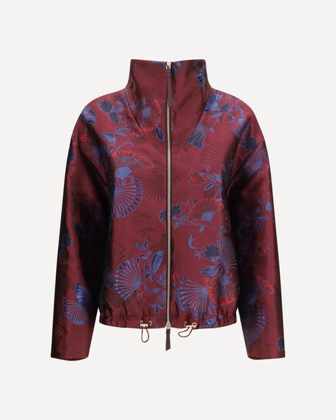 Giorgio Armani Jacquard Ginkgo Print Jacket