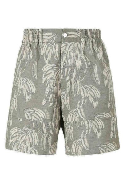 Jacquemus The Aloe Banana Jacquard Shorts